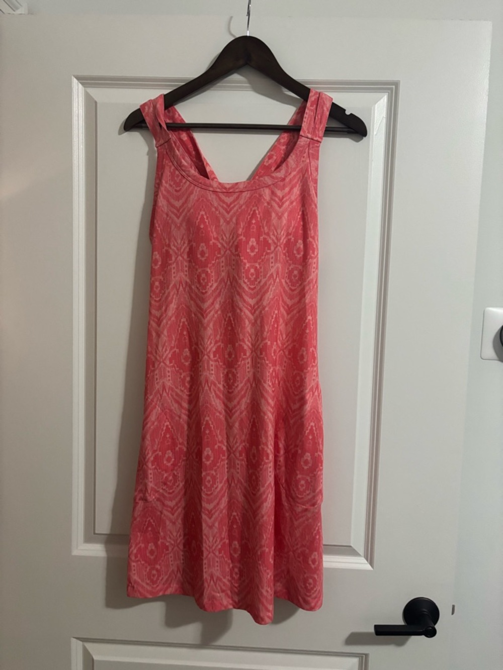 ZeroXposur Coral Printed Sleeveless Swing Dress